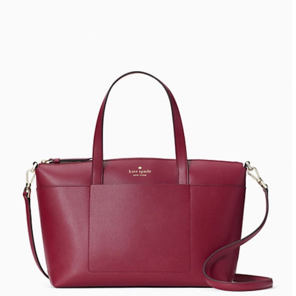 Authentic Kate Spade leather satchel/zip Crosby🌹 - Picture 12 of 12